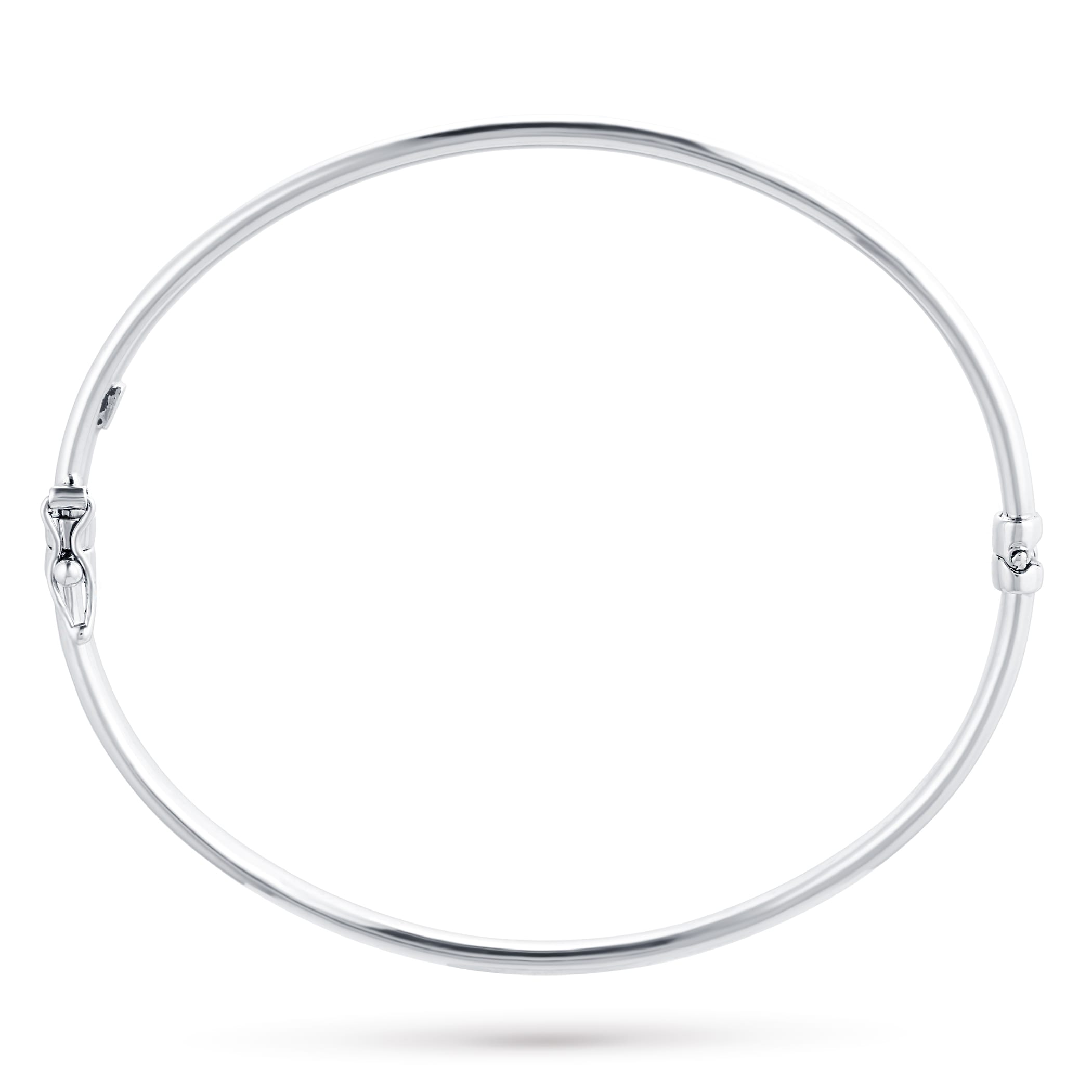 Goldsmiths Silver Plain Bangle Goldsmiths Silver Plain Bangle