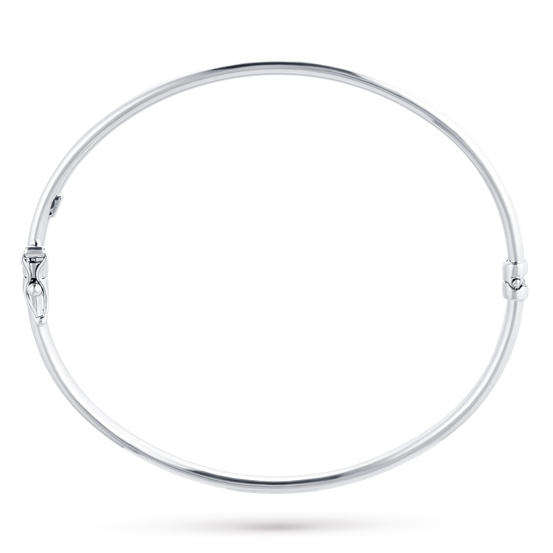 Goldsmiths Silver Plain Bangle