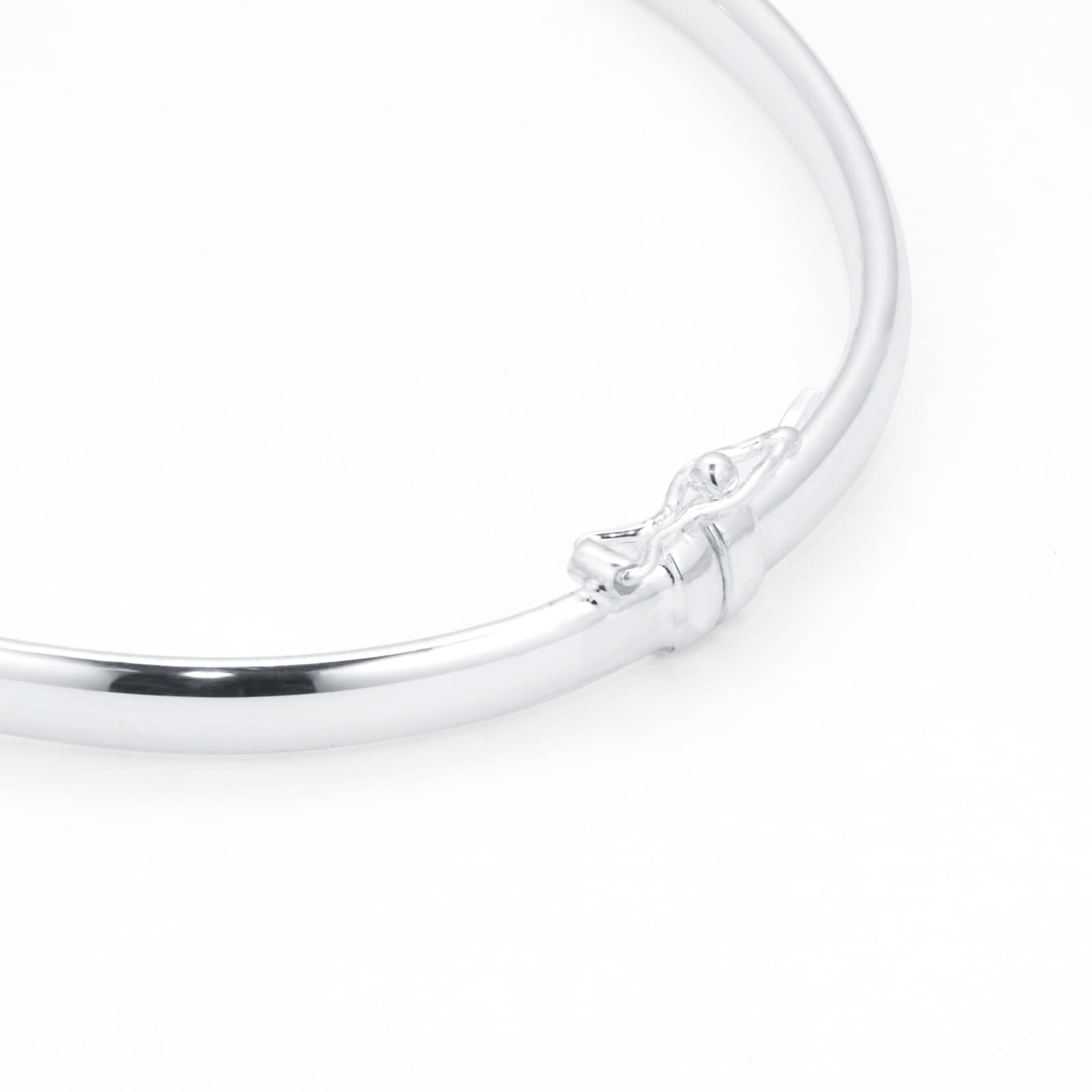 Goldsmiths Silver Plain Bangle Goldsmiths Silver Plain Bangle
