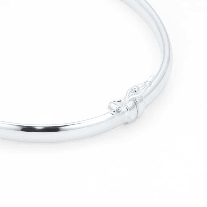 Goldsmiths Silver Plain Bangle