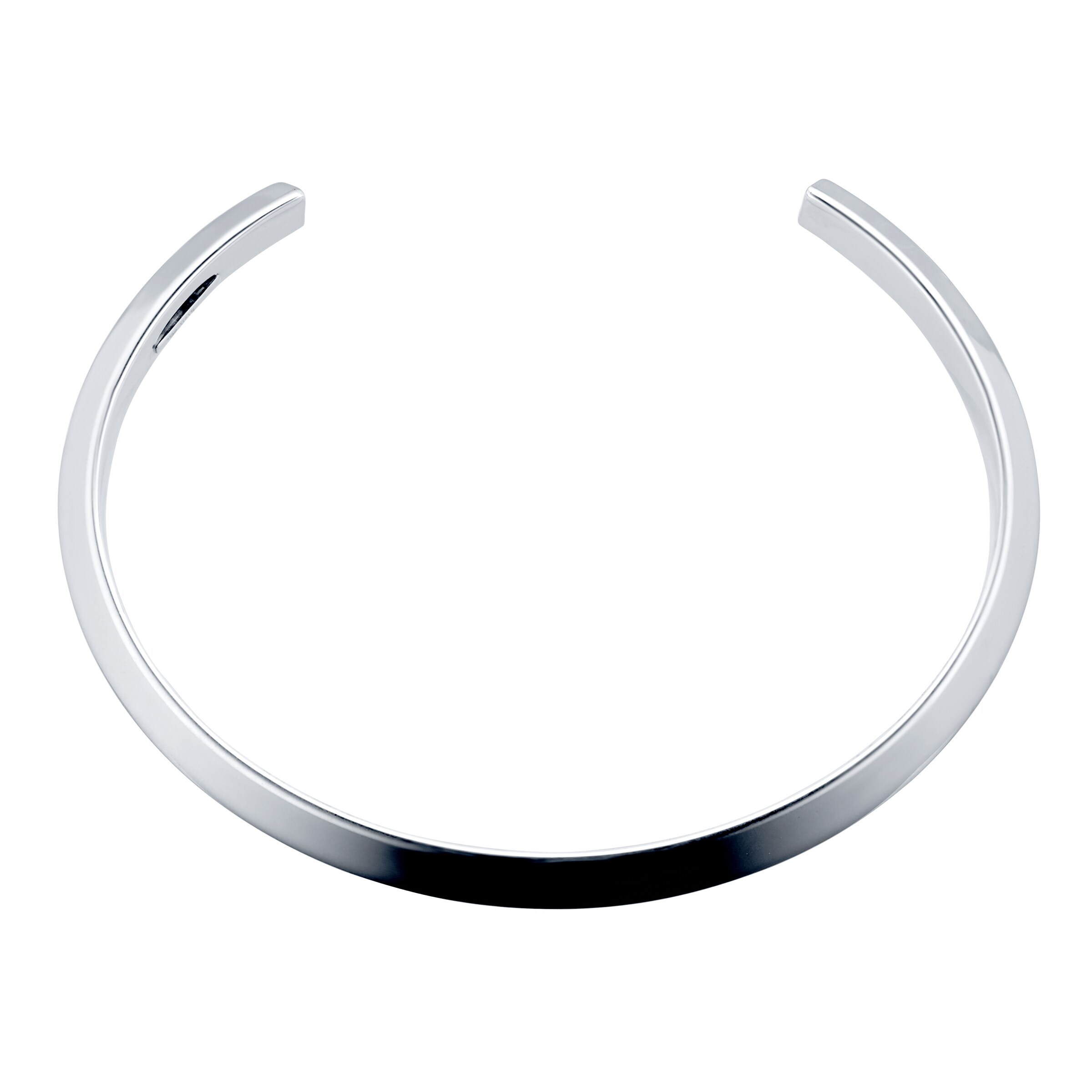 Mens silver hot sale cuff bangle