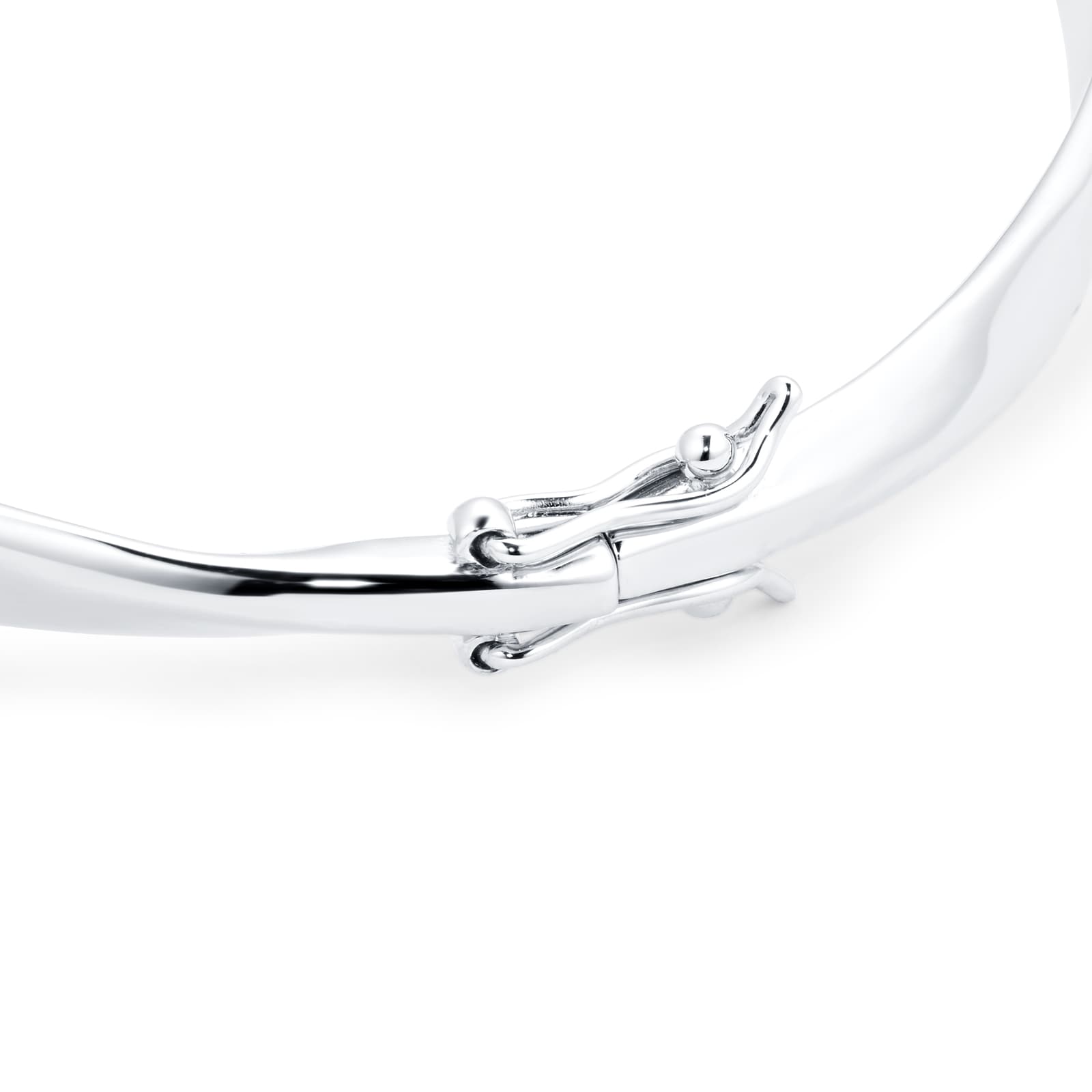 Goldsmiths Stirling Silver Fluid Twist Bangle Goldsmiths Stirling Silver Fluid Twist Bangle