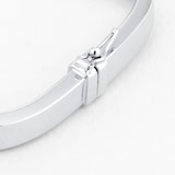 Goldsmiths Sterling Silver Square Bangle