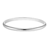 Goldsmiths Sterling Silver Solid Hinged Bangle