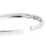 Mappin & Webb Sterling Silver Black Sapphire Bangle