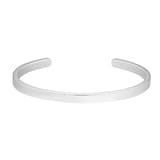 Mappin & Webb Sterling Silver 5mm Cuff Bangle
