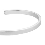 Mappin & Webb Sterling Silver 5mm Cuff Bangle