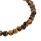 Goldsmiths Sterling Silver Tigers Eye Beaded Bracelet