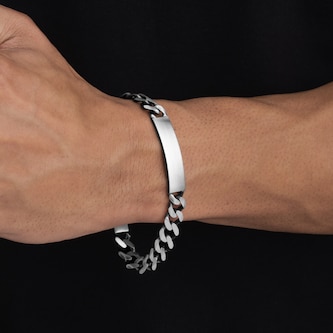 Best Luxury 
Sterling Silver Antique Plated ID Bracelet