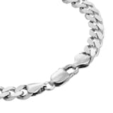 Goldsmiths Sterling Silver Antique Plated Curb Bracelet