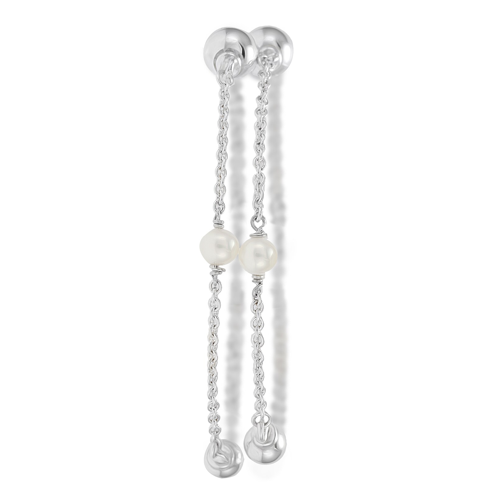 Goldsmiths Silver Pearl & Bead Bracelet