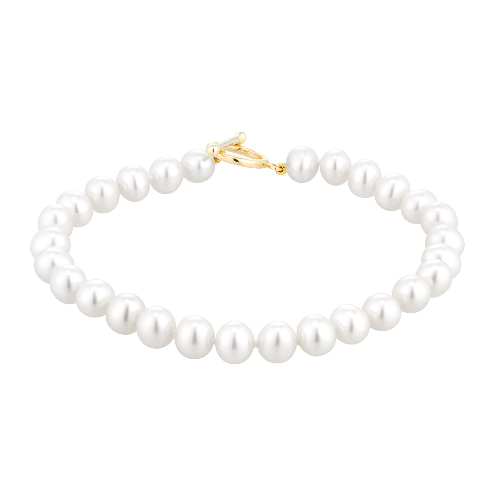 Goldsmiths 18ct Yellow Gold Pearl Bracelet Goldsmiths 18ct Yellow Gold Pearl Bracelet