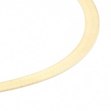 Goldsmiths 18ct Yellow Gold Thin Herringbone Bracelet