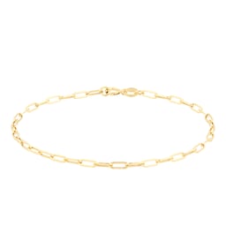 11520167 - 18ct Yellow Gold Thin Paperlink Bracelet