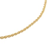 Goldsmiths 18ct Yellow Gold Thin Rope Bracelet