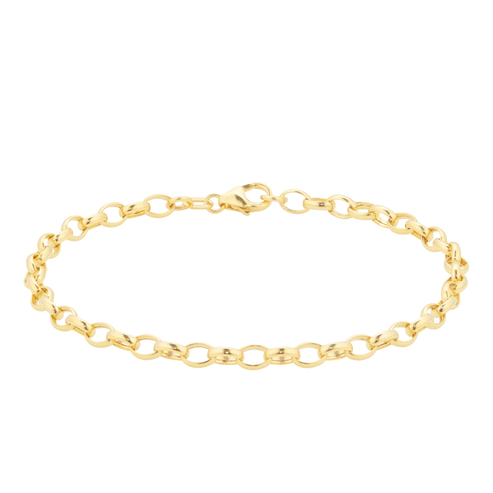 18ct Yellow Gold Belcher Chain Bracelet