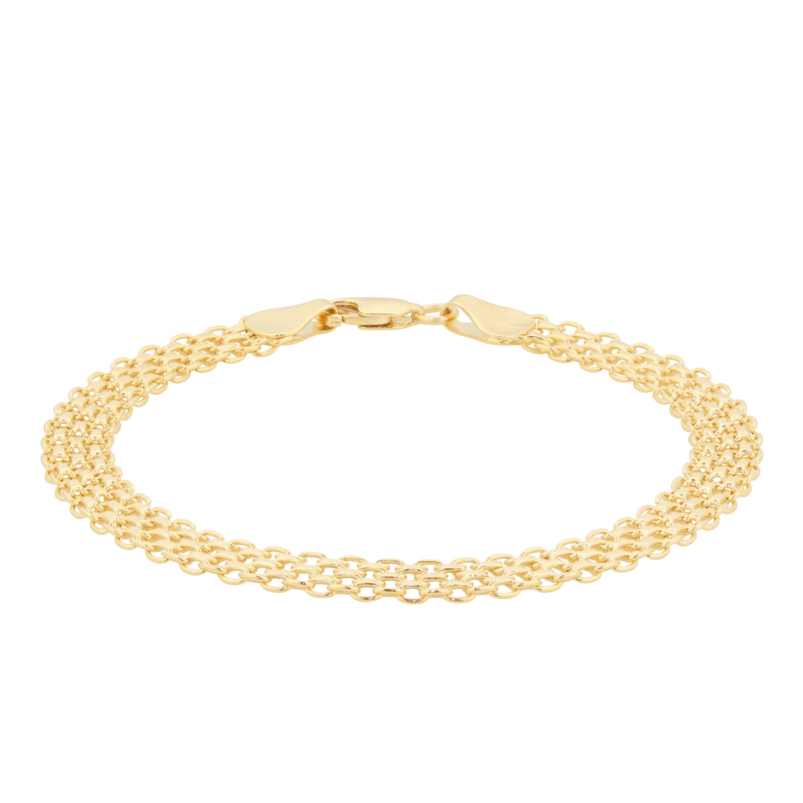 18ct Yellow Gold Bismark Chain Bracelet