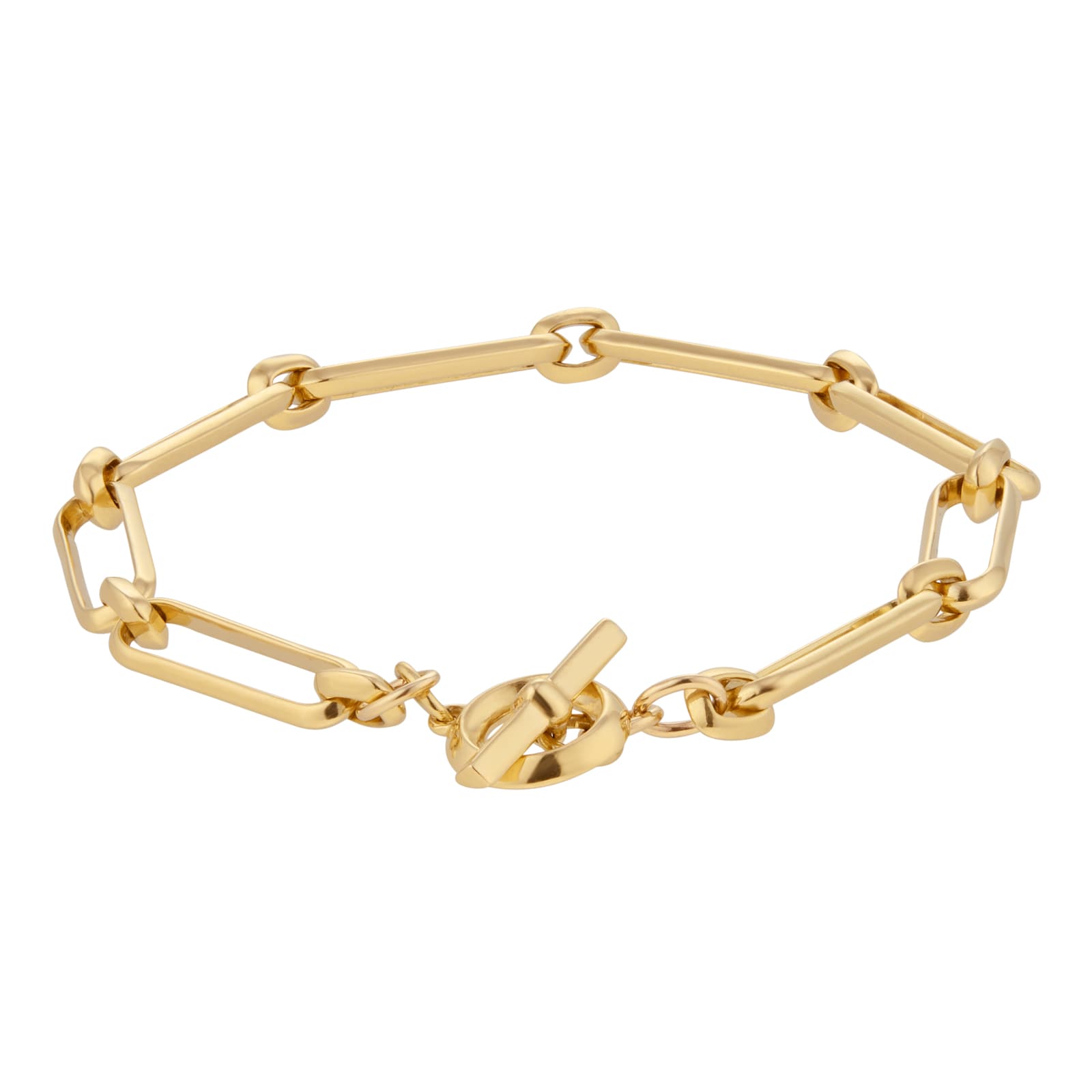Mappin & Webb 18ct Yellow Gold 7.5 Inch Paperlink Bracelet