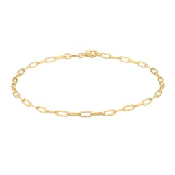 11520174 - 18ct Yellow Gold 2.3mm Paper Link 7.25 Inch Bracelet