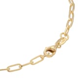 Mappin & Webb 18ct Yellow Gold 2.3mm Paper Link 7.25 Inch Bracelet