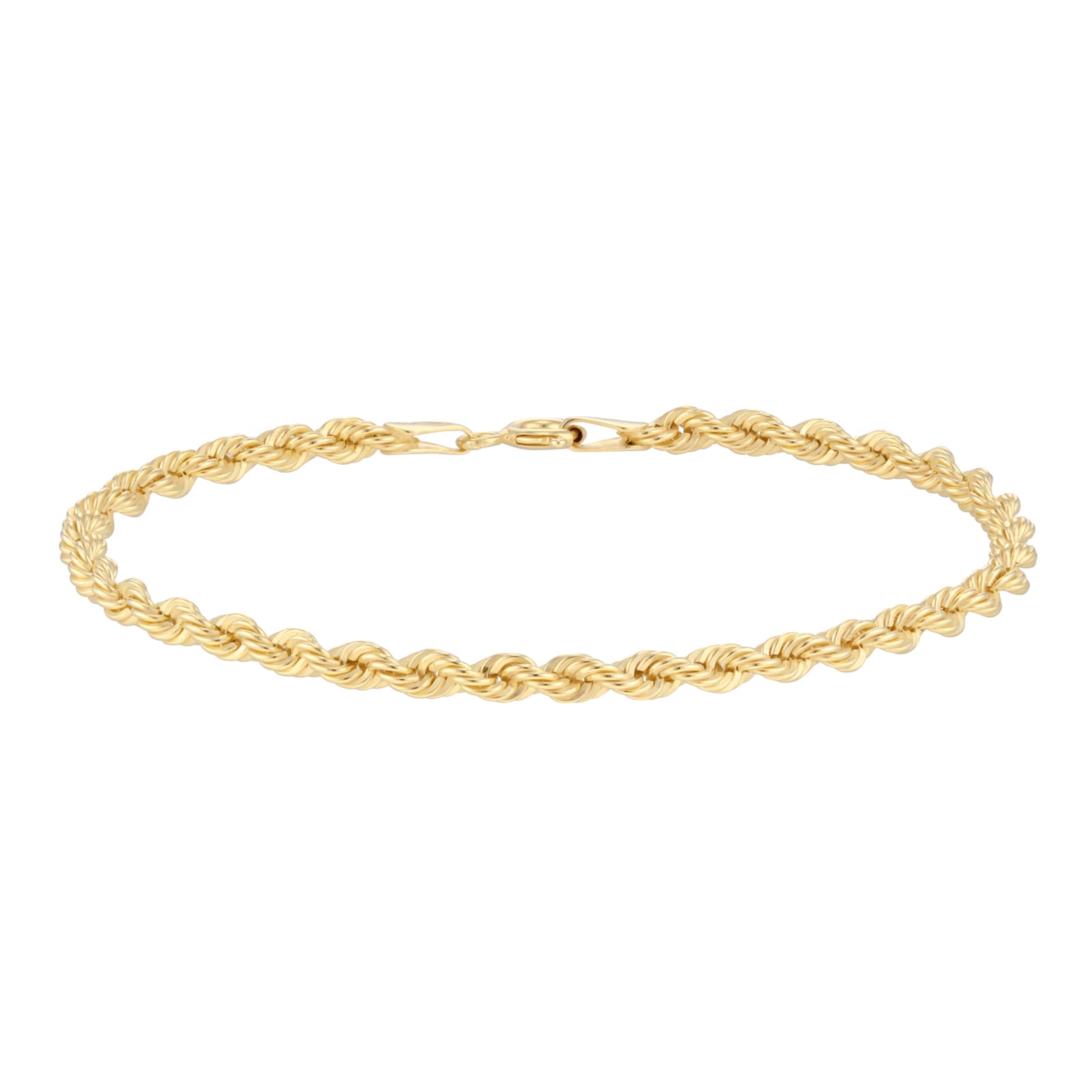 Mappin & Webb 18ct Yellow Gold 7.5 Inch Hollow Rope Bracelet Mappin & Webb 18ct Yellow Gold 7.5 Inch Hollow Rope Bracelet
