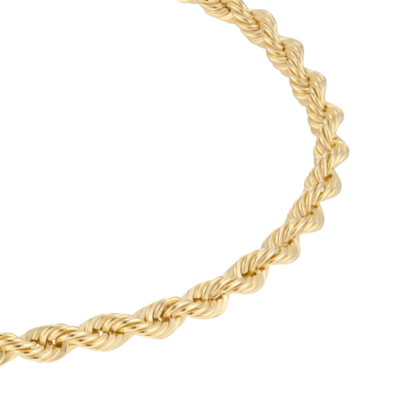 Mappin & Webb 18ct Yellow Gold 7.5 Inch Hollow Rope Bracelet Mappin & Webb 18ct Yellow Gold 7.5 Inch Hollow Rope Bracelet