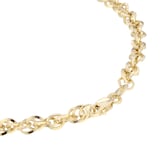 Mappin & Webb 18ct Yellow Gold Diamond Cut 7.5 Inch Bracelet