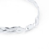Goldsmiths Silver Plait Bracelet