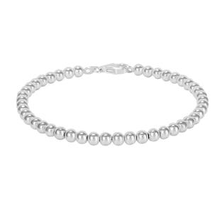 Goldsmiths Silver Beaded Bracelet