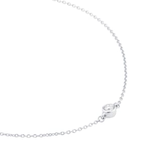 Goldsmiths Silver & Diamond 0.05ct Besel Bracelet