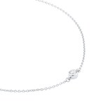 Goldsmiths Silver & Diamond 0.05ct Besel Bracelet