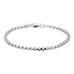 11700159 - Silver Mens Box Belcher Bracelet
