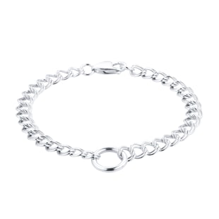 Goldsmiths Silver Double Curb Bracelet