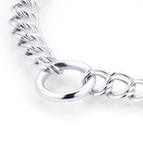 Goldsmiths Silver Double Curb Bracelet