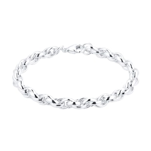 Best Luxury 
Silver Round Belcher Chain Bracelet