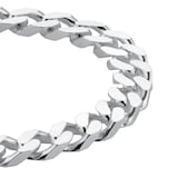 Goldsmiths Sterling Silver 8mm Curb Bracelet