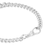 Goldsmiths Sterling Silver Graduated Curb Bracelet