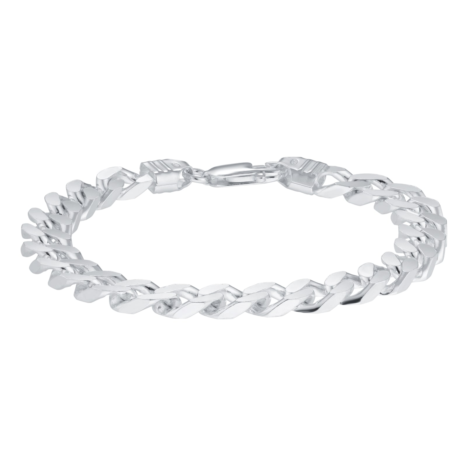 Mappin & Webb Sterling Silver 8 Inch Curb Bracelet