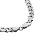 Mappin & Webb Sterling Silver Antique Plated 8.5 Inch Curb Bracelet
