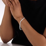Goldsmiths Sterling Silver Cuban Chain Bracelet