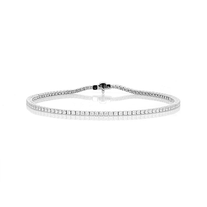 Mayors 18k White Gold 1.44cttw Tennis Bracelet