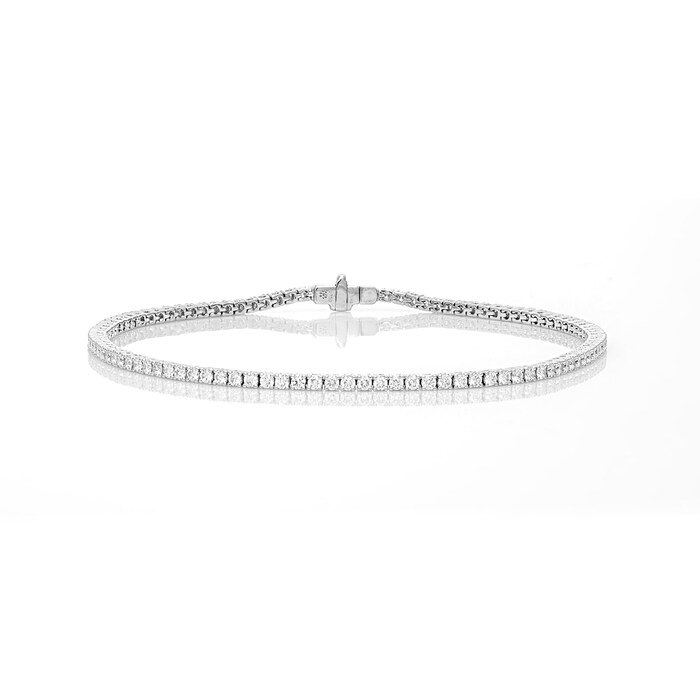 Mayors 18k White Gold 1.44cttw Tennis Bracelet