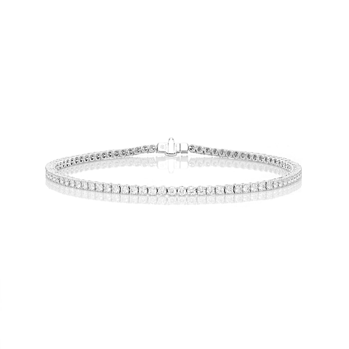 Mayors 18k White Gold 1.93cttw Tennis Bracelet