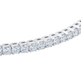 MAYORS 18k White Gold 1.50cttw Flex Diamond Bracelet