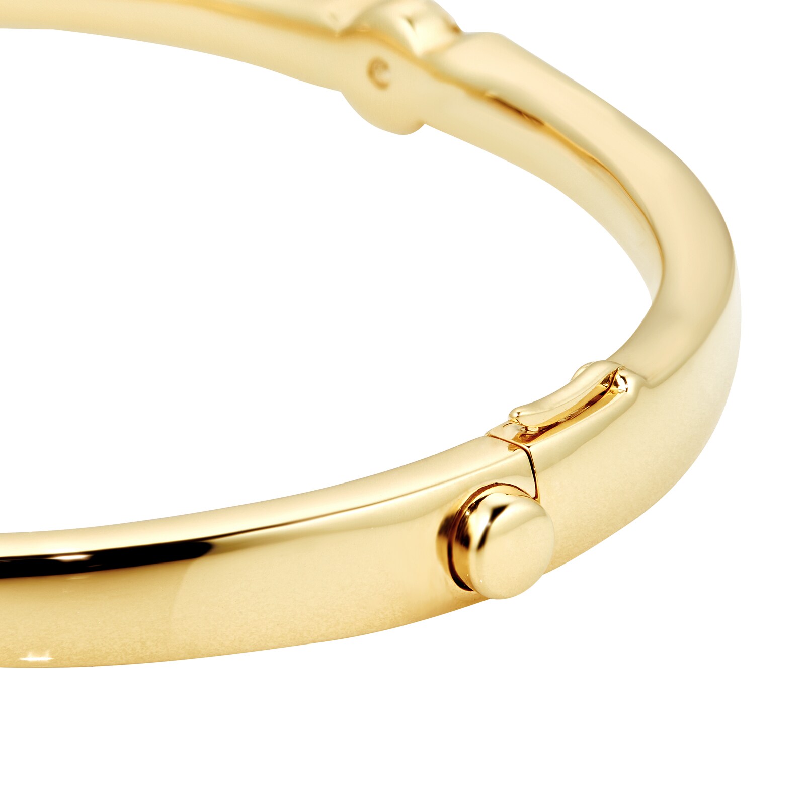Mayors 18k Yellow Gold 0.37ctw Diamond Bangle