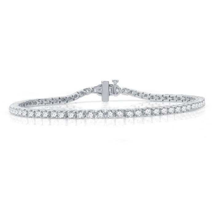 Mayors 18k White Gold 3.00cttw Diamond Tennis Bracelet