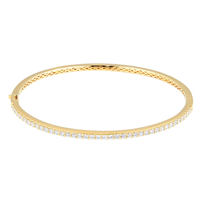 Mayors 18k Yellow Gold 0.84cttw Diamond Bangle