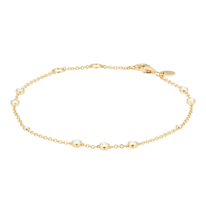 Mayors 18k Yellow Gold 0.30cttw Diamond Bracelet