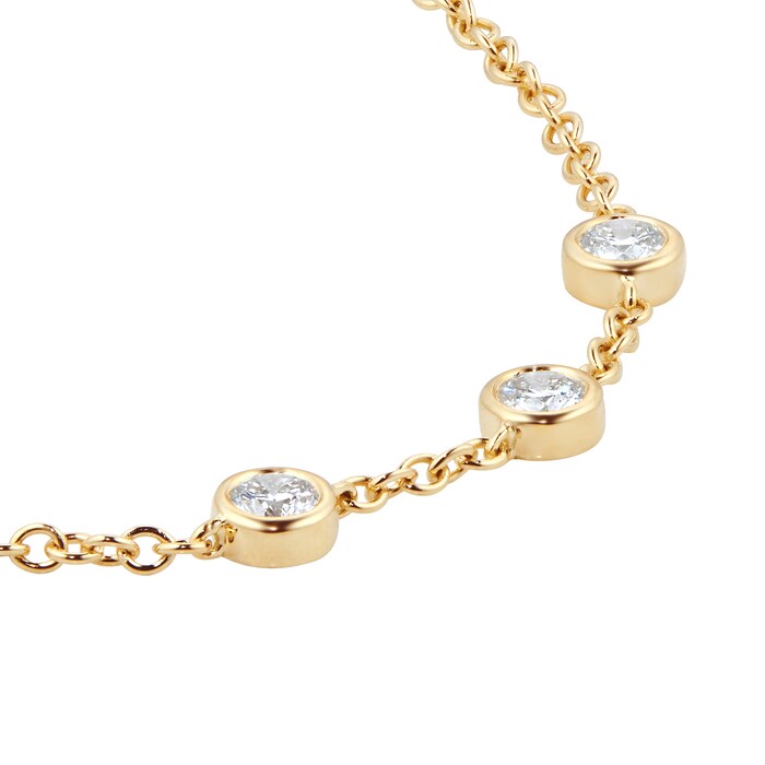 Mayors 18k Yellow Gold 0.30cttw Diamond Bracelet CBZY17007008Y72000 ...