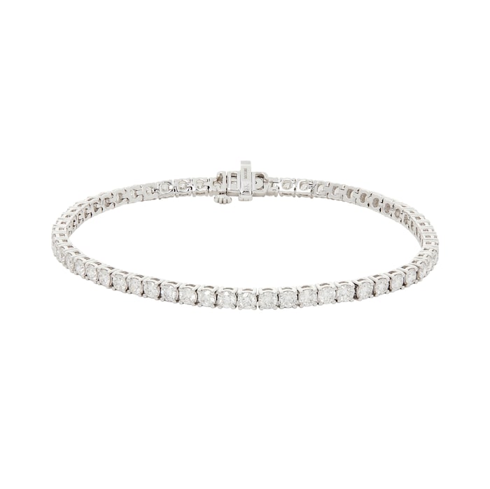 Mayors 18K White Gold 5.00cttw Diamond Tennis Bracelet